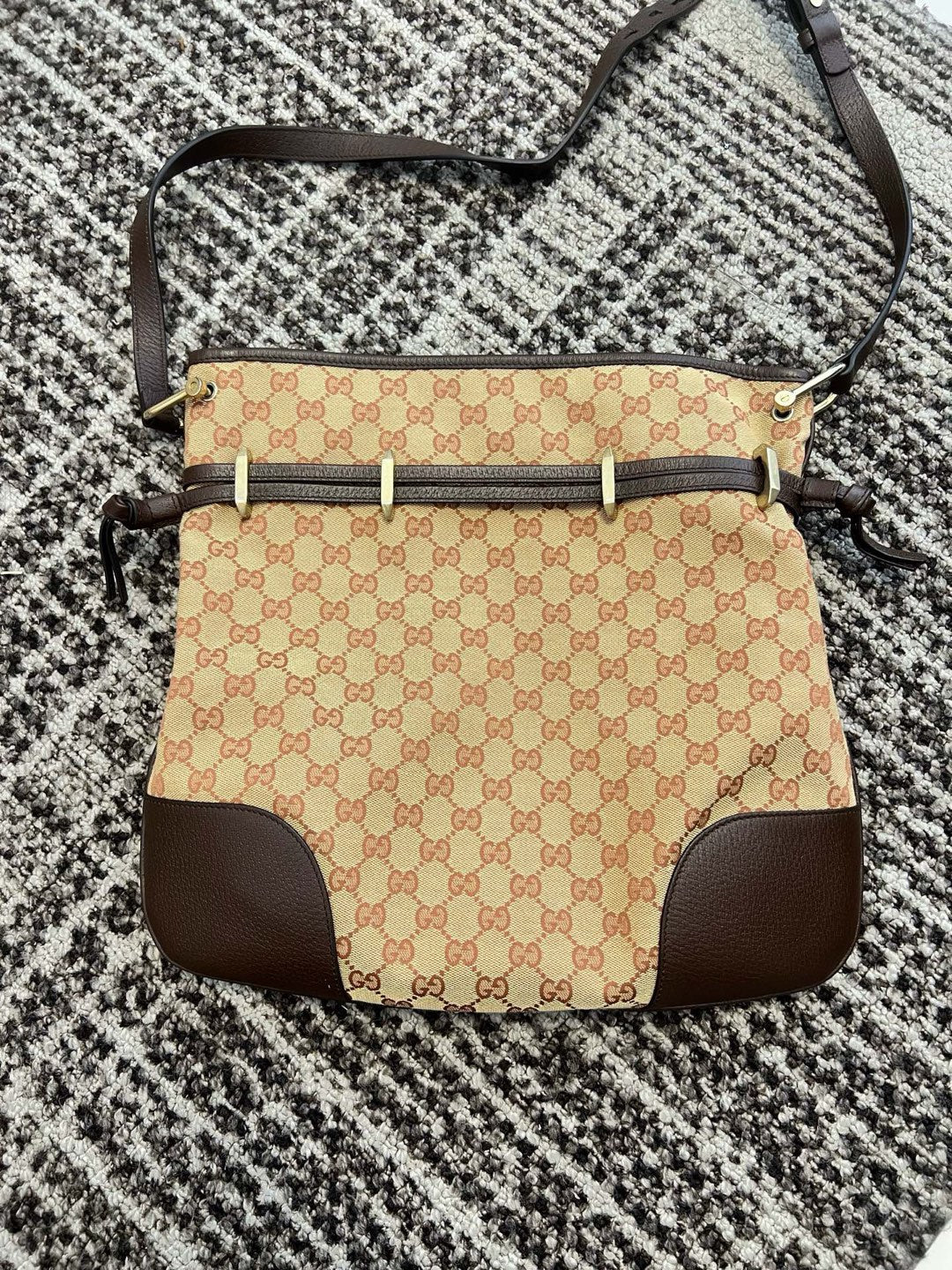 Gucci Canvas Messenger Bag