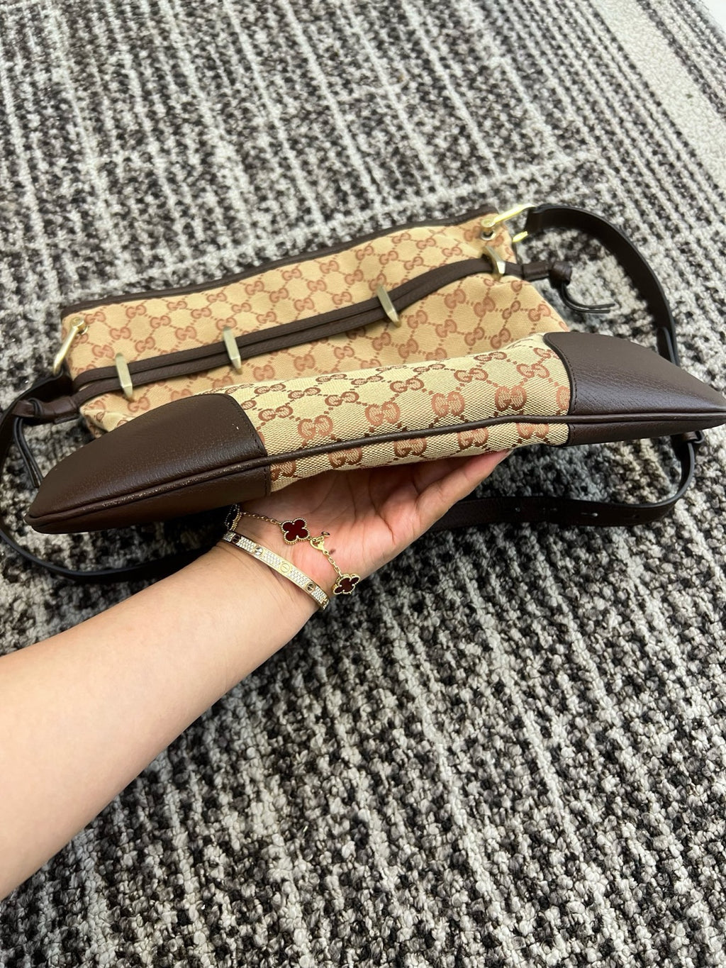 Gucci Canvas Messenger Bag