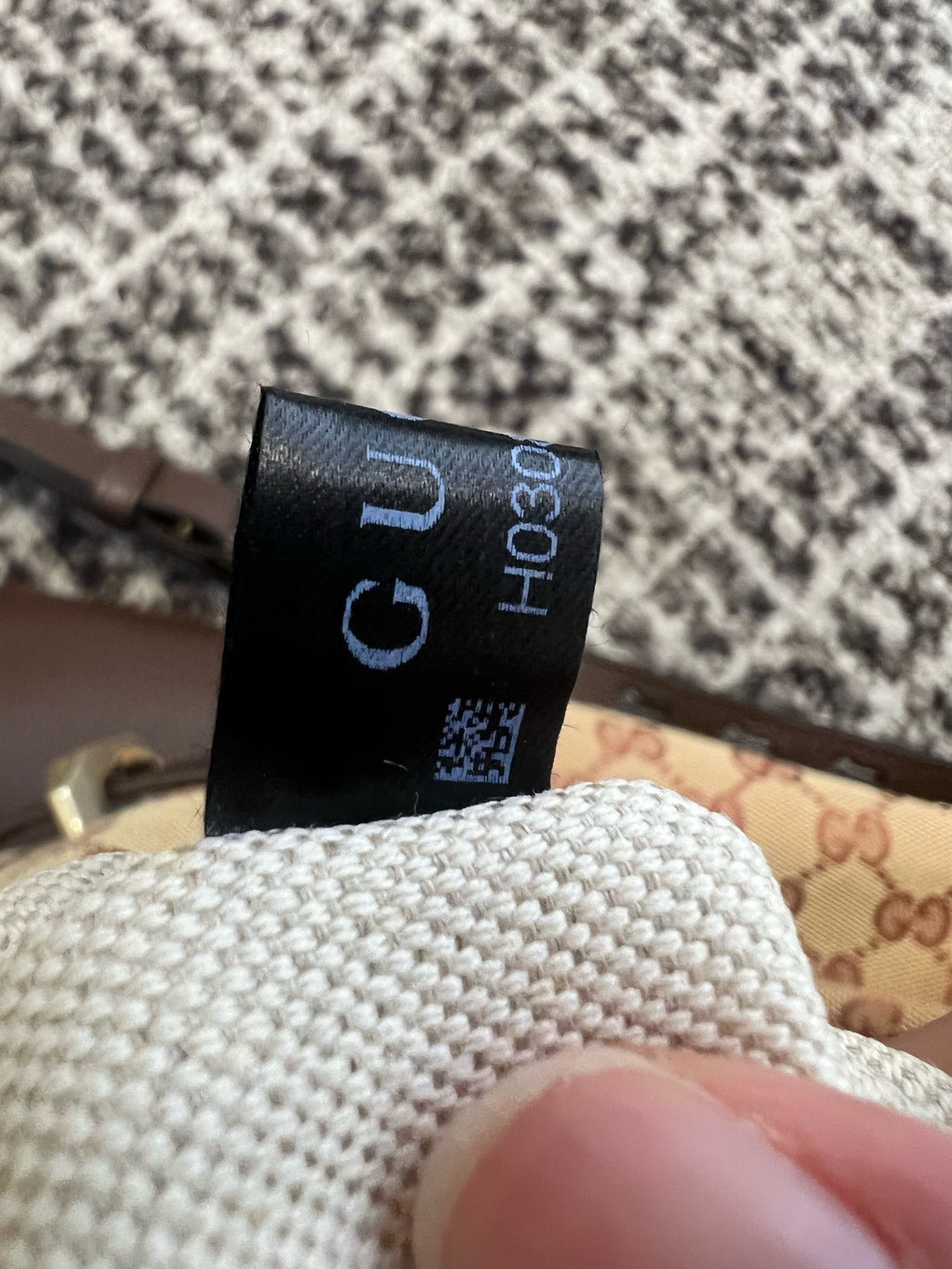 Gucci Canvas Messenger Bag