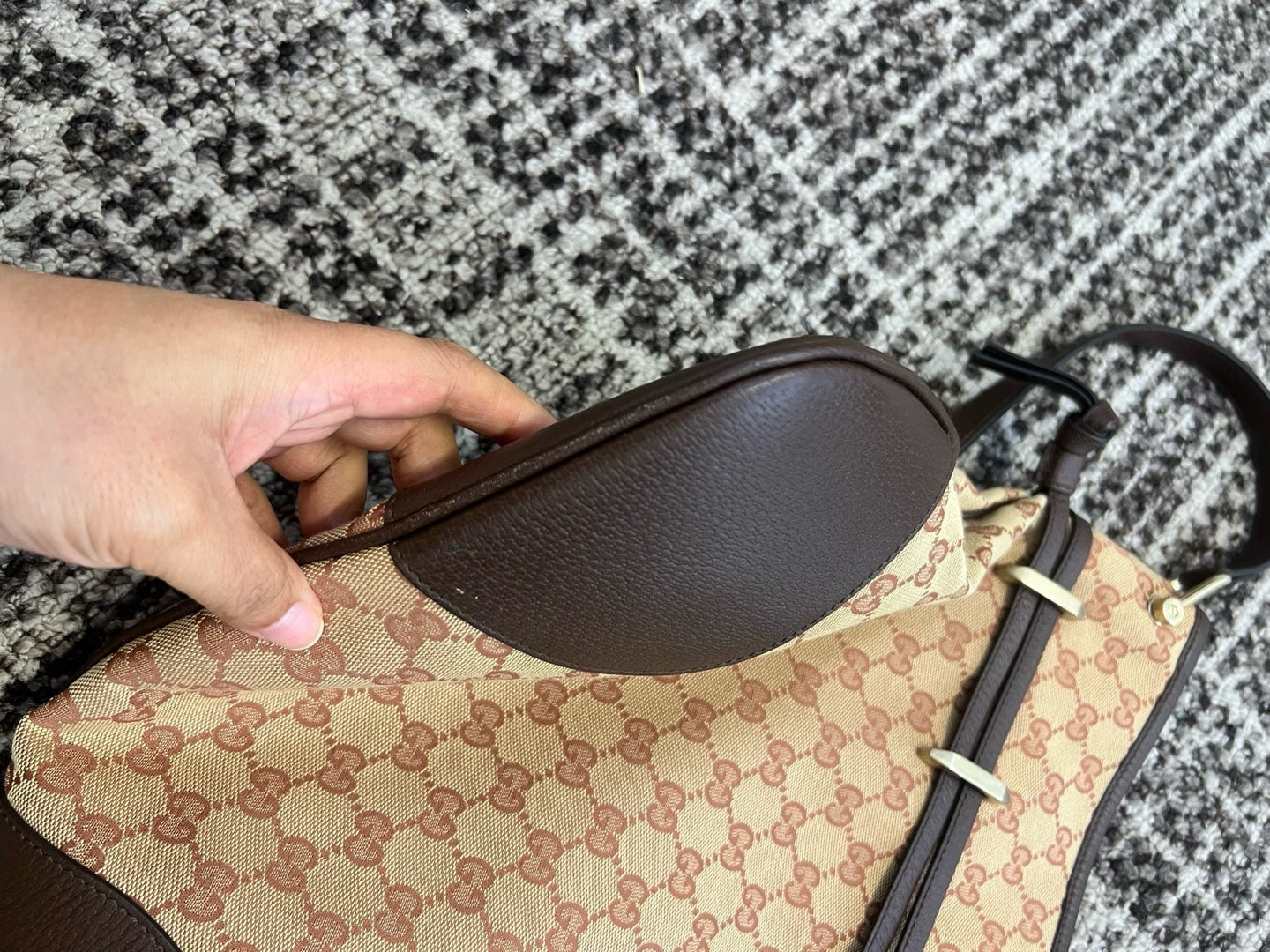 Gucci Canvas Messenger Bag