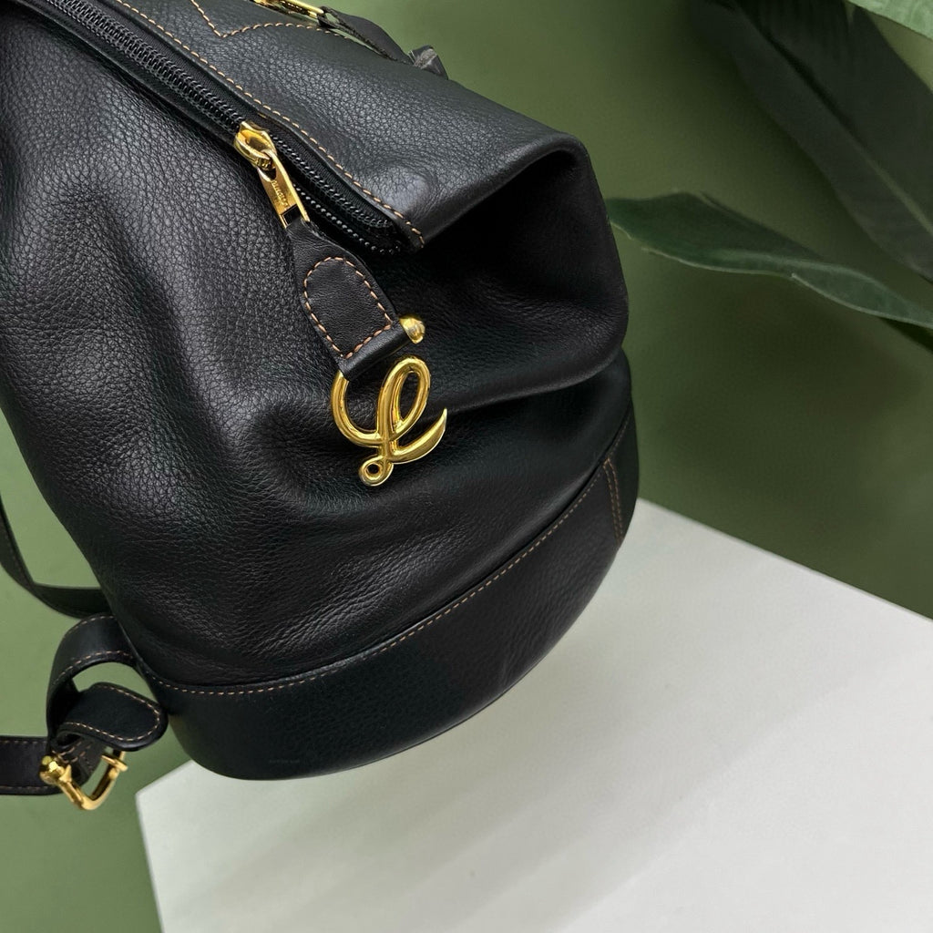 Loewe Black Backpack