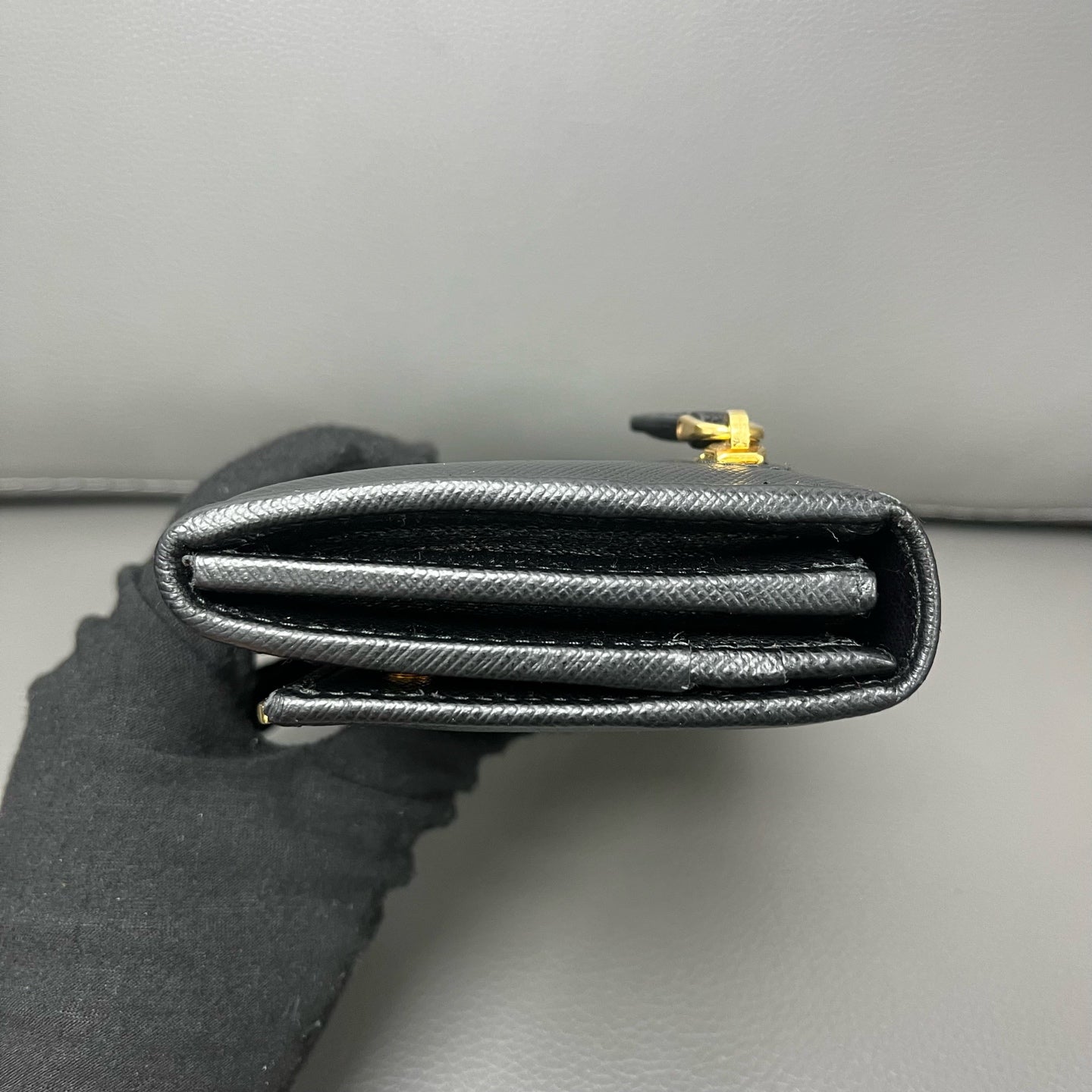 Prada Gold Clutch