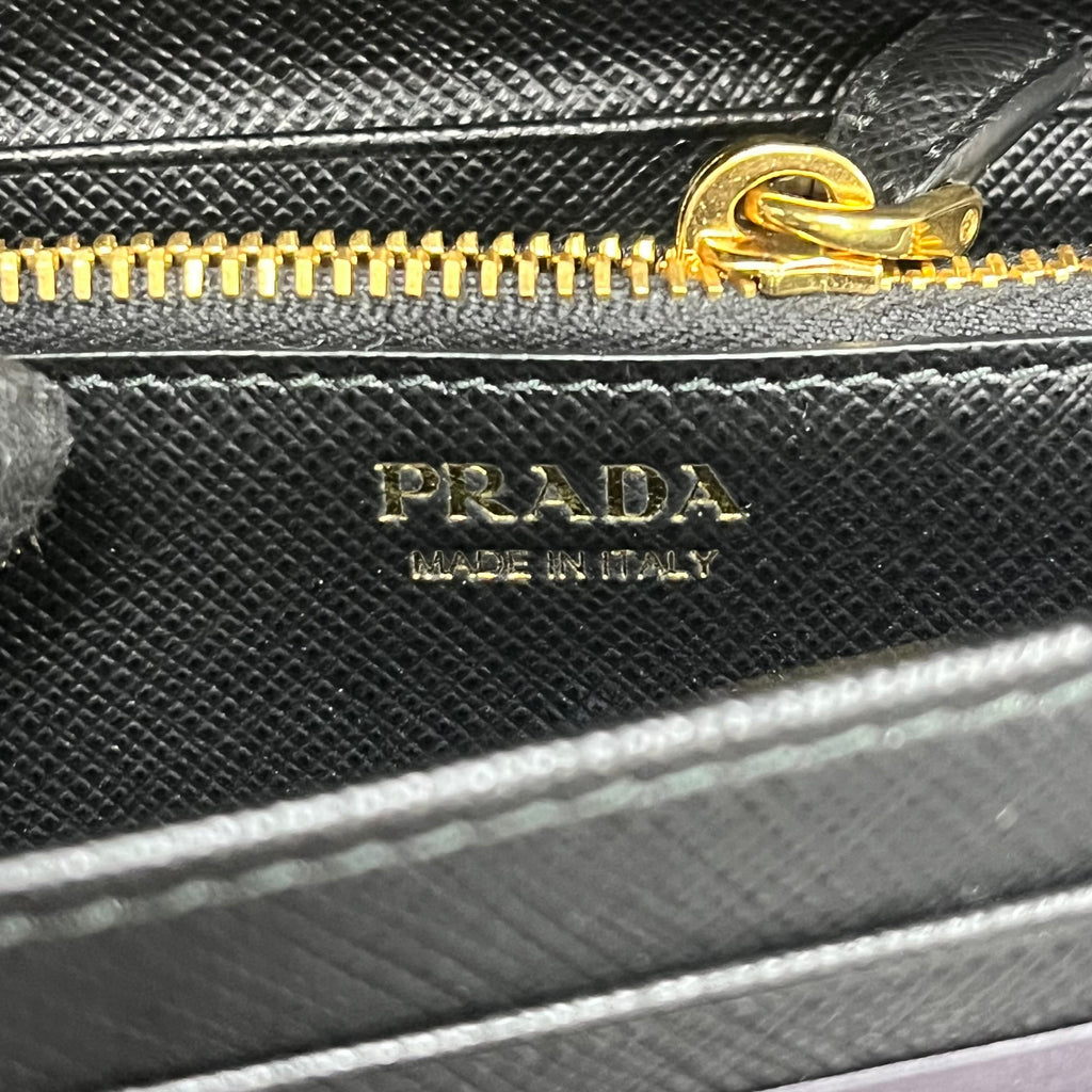 Prada Gold Clutch