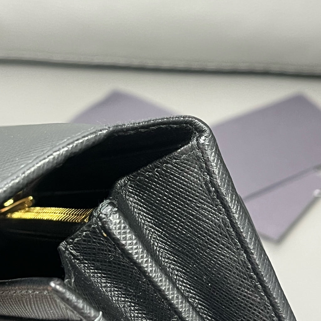 Prada Gold Clutch