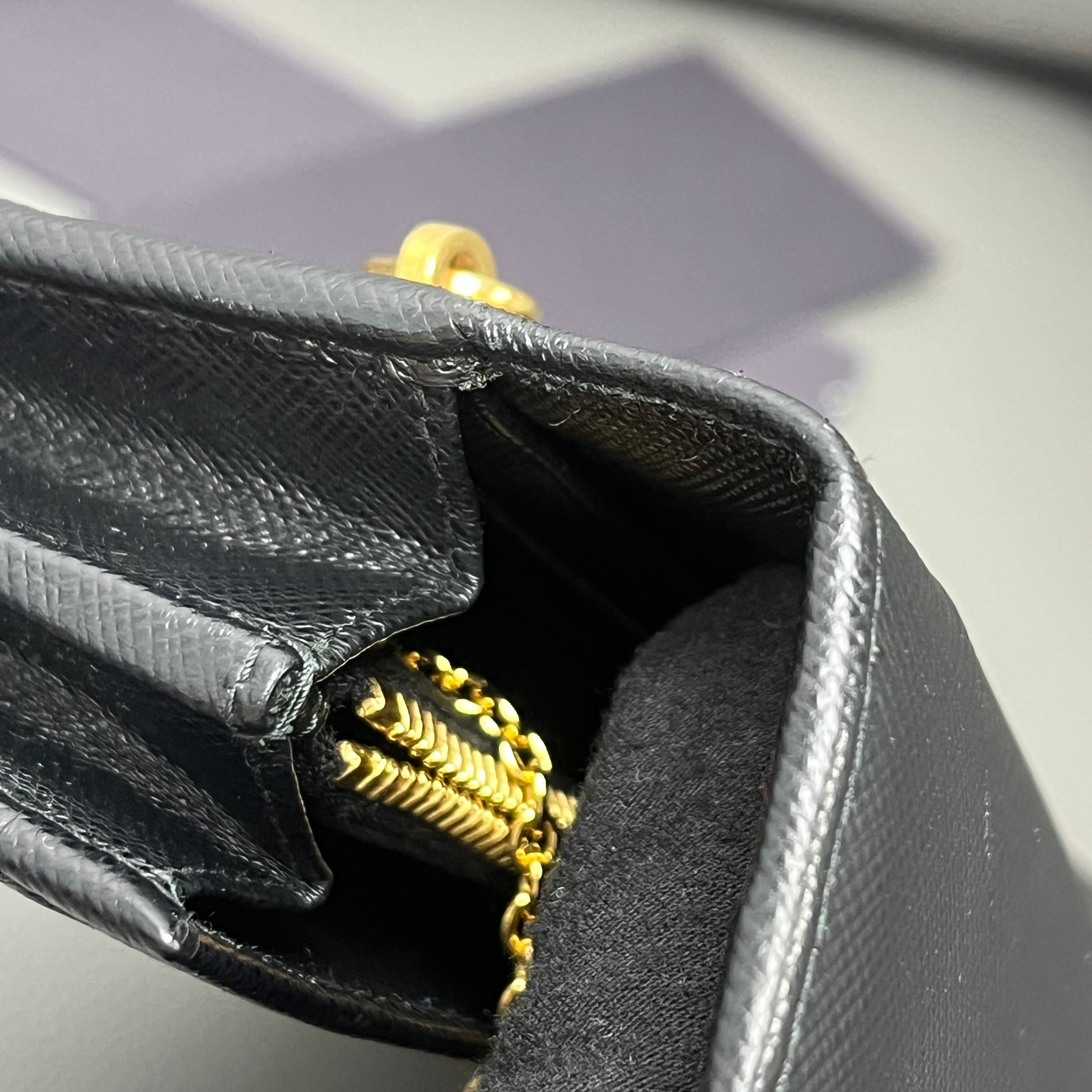 Prada Gold Clutch