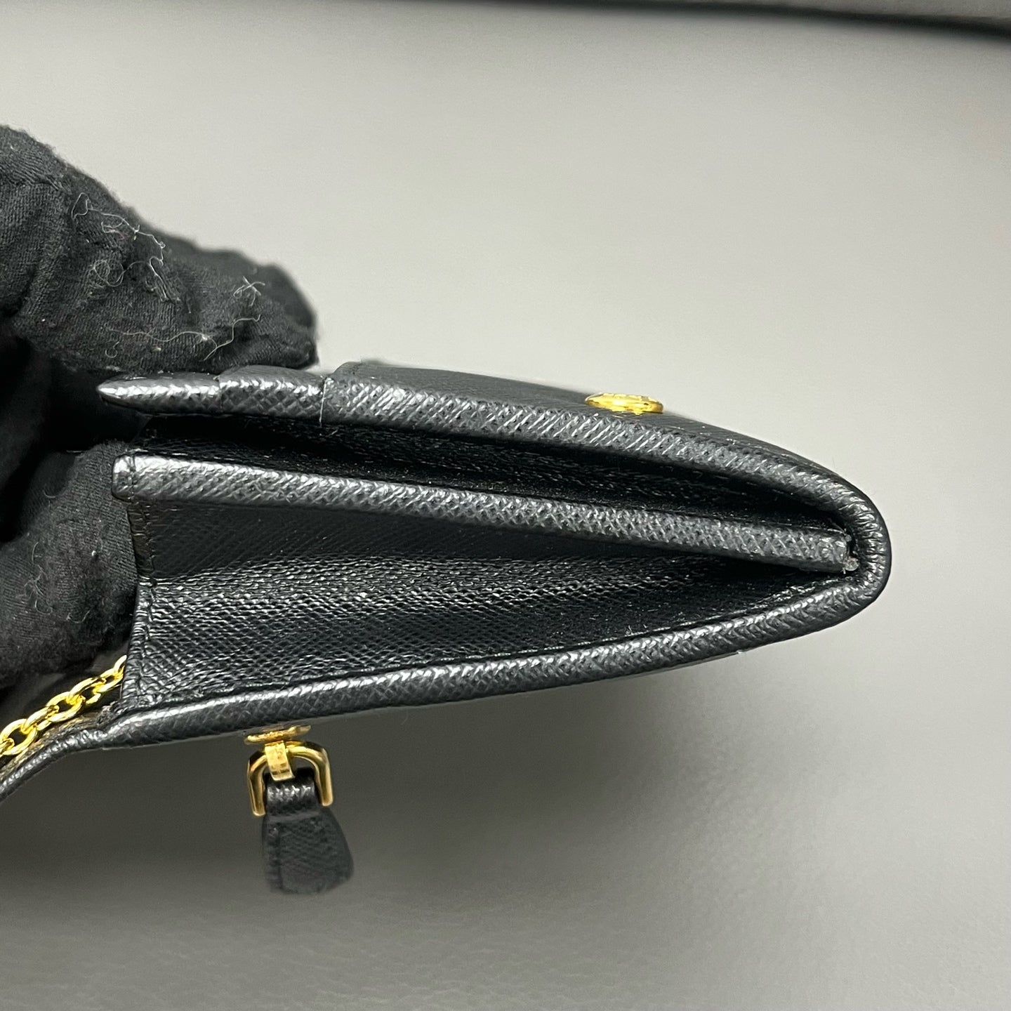 Prada Gold Clutch