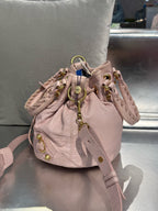 Balenciaga Pink Bucket & Drawstring Bag