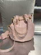 Balenciaga Pink Bucket & Drawstring Bag