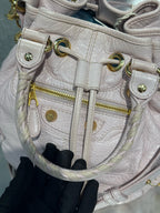 Balenciaga Pink Bucket & Drawstring Bag
