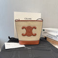 Celine Linen Bucket & Drawstring Bag