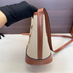Celine Linen Bucket & Drawstring Bag