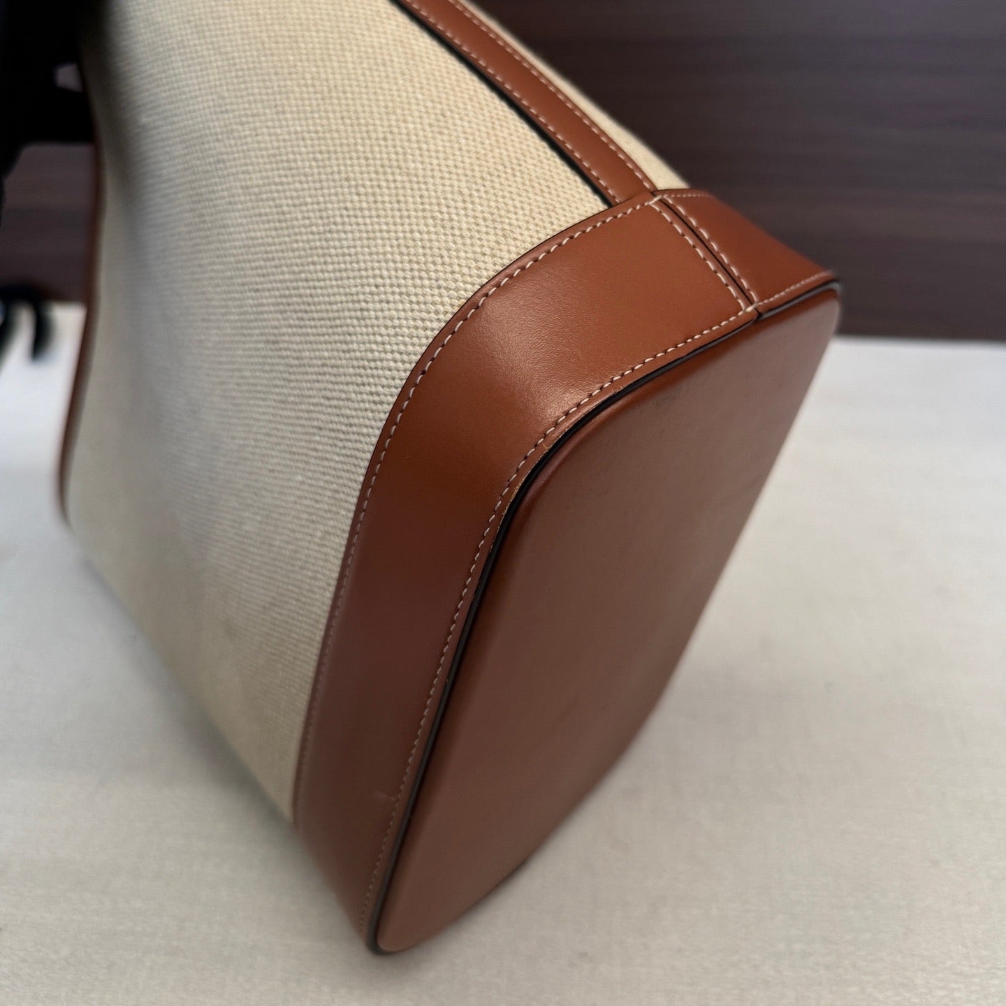 Celine Linen Bucket & Drawstring Bag