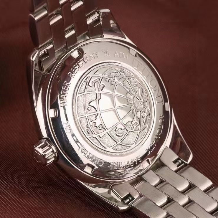 Longines White Automatic (self-winding) watch