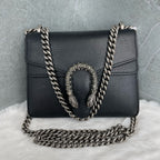 Gucci Dionysus Collection Leather Black 421970 CAOGN 8176