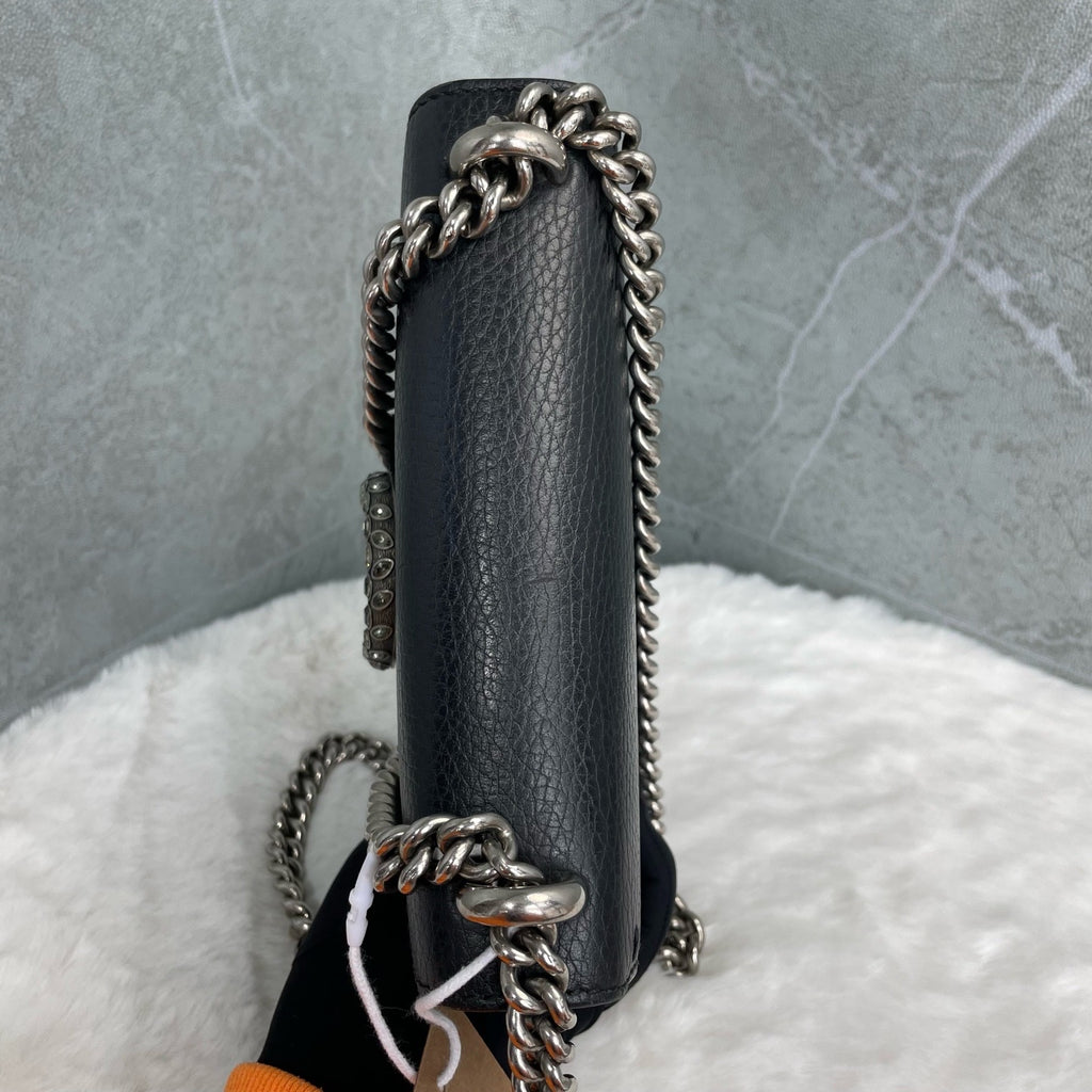 Gucci Dionysus Collection Leather Black 421970 CAOGN 8176