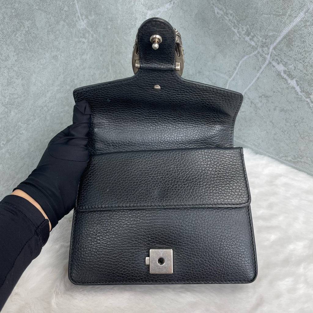 Gucci Dionysus Collection Leather Black 421970 CAOGN 8176