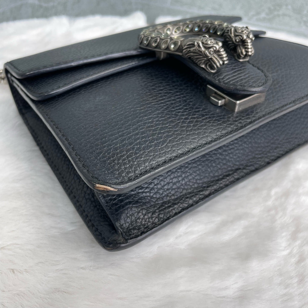 Gucci Dionysus Collection Leather Black 421970 CAOGN 8176