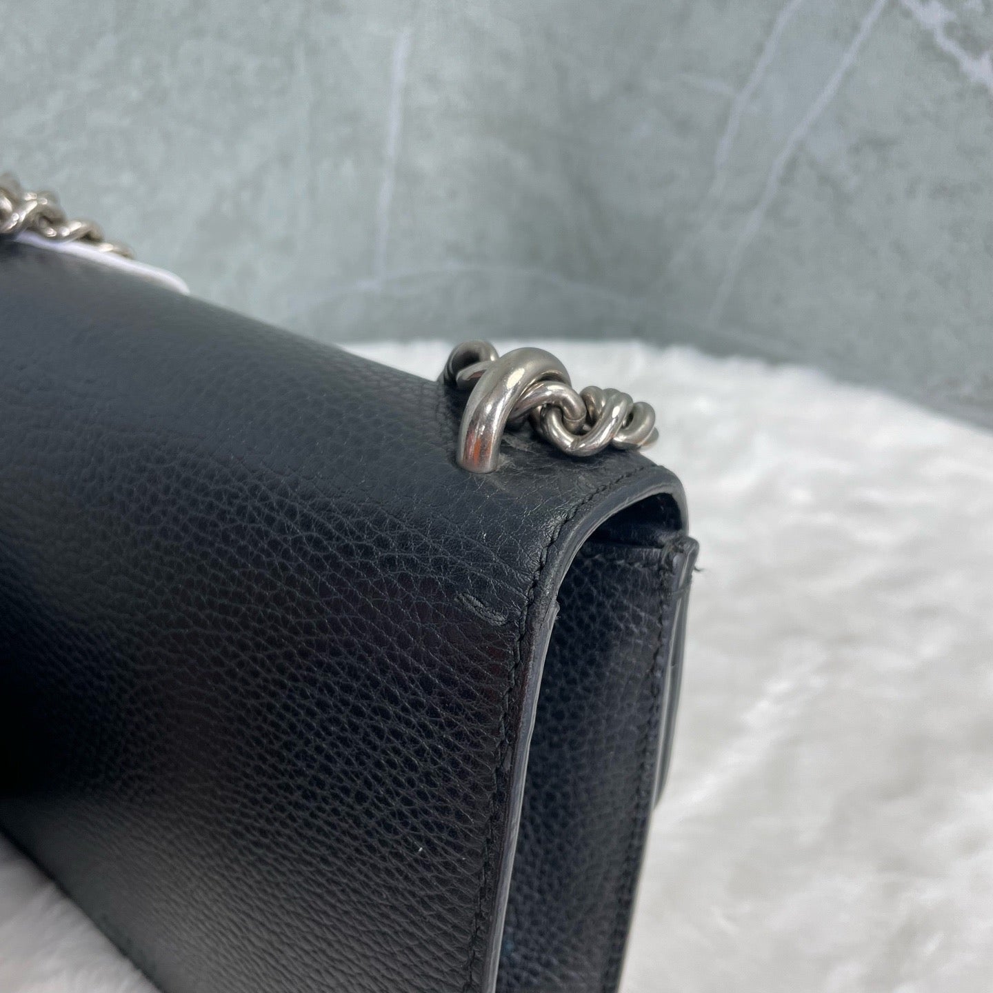Gucci Dionysus Collection Leather Black 421970 CAOGN 8176