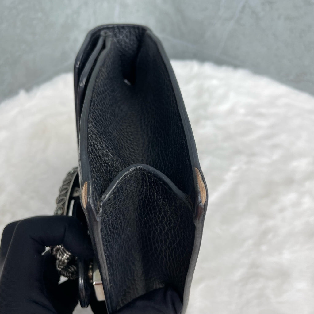 Gucci Dionysus Collection Leather Black 421970 CAOGN 8176