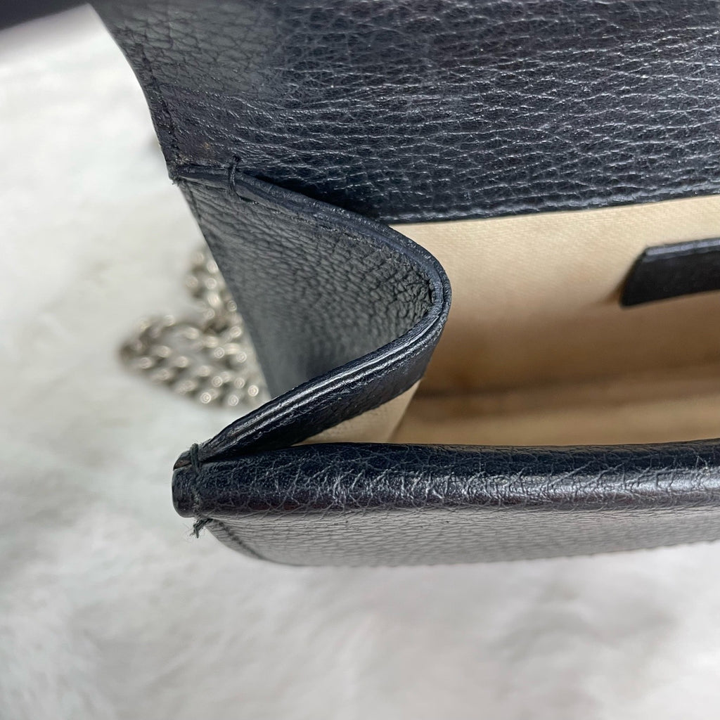 Gucci Dionysus Collection Leather Black 421970 CAOGN 8176