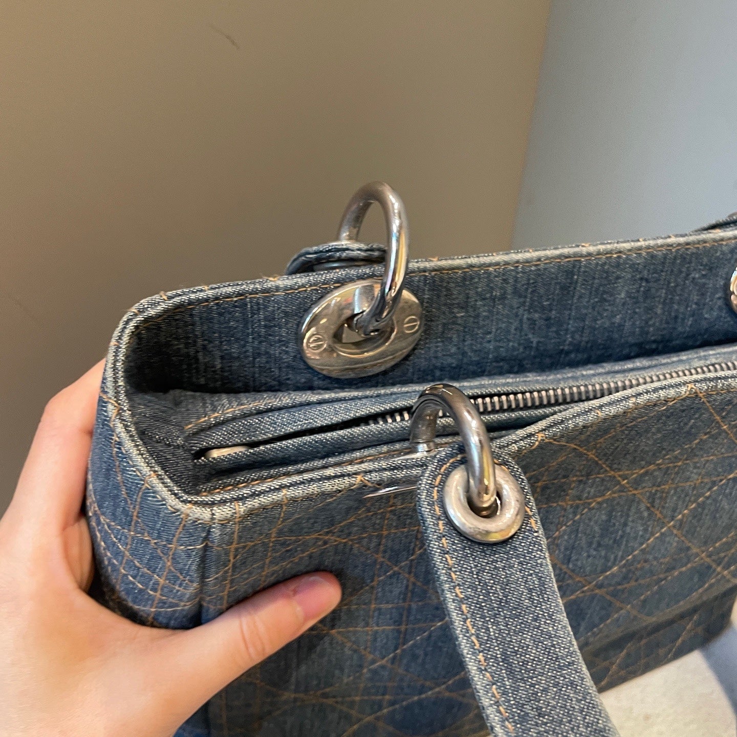 Dior Metal Satchel