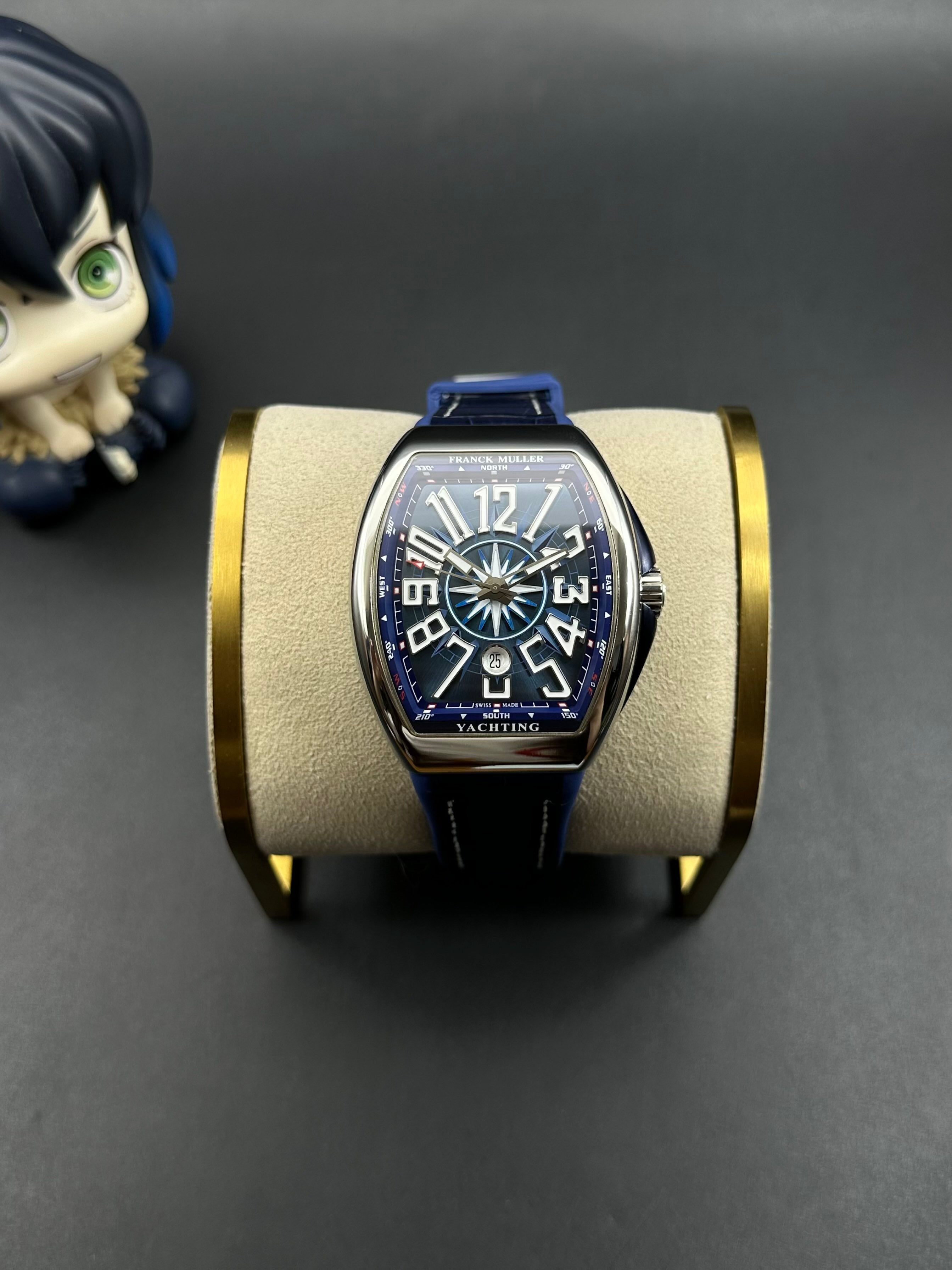 Franck Muller Blue Automatic (self-winding) watch