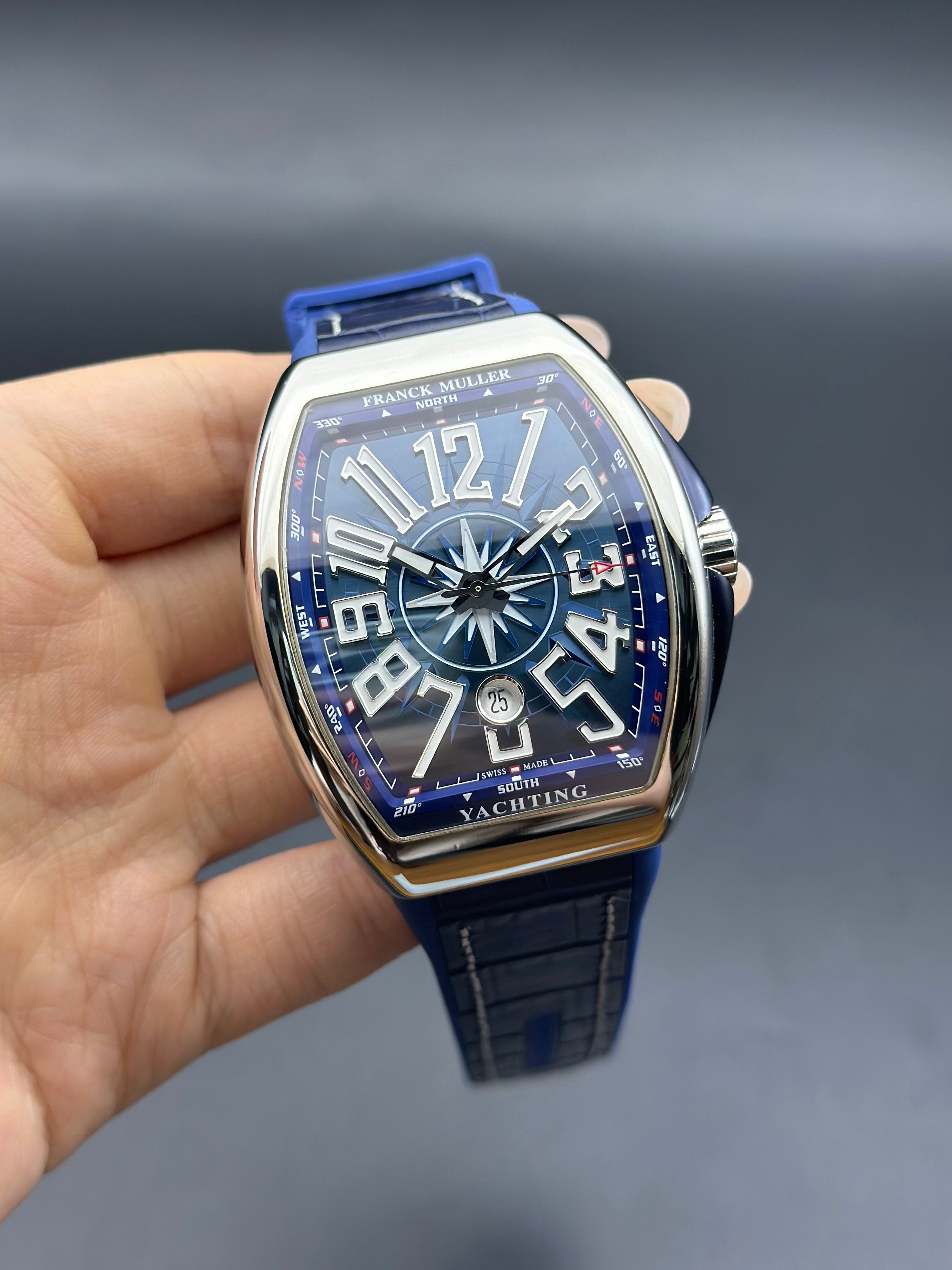Franck Muller Blue Automatic (self-winding) watch