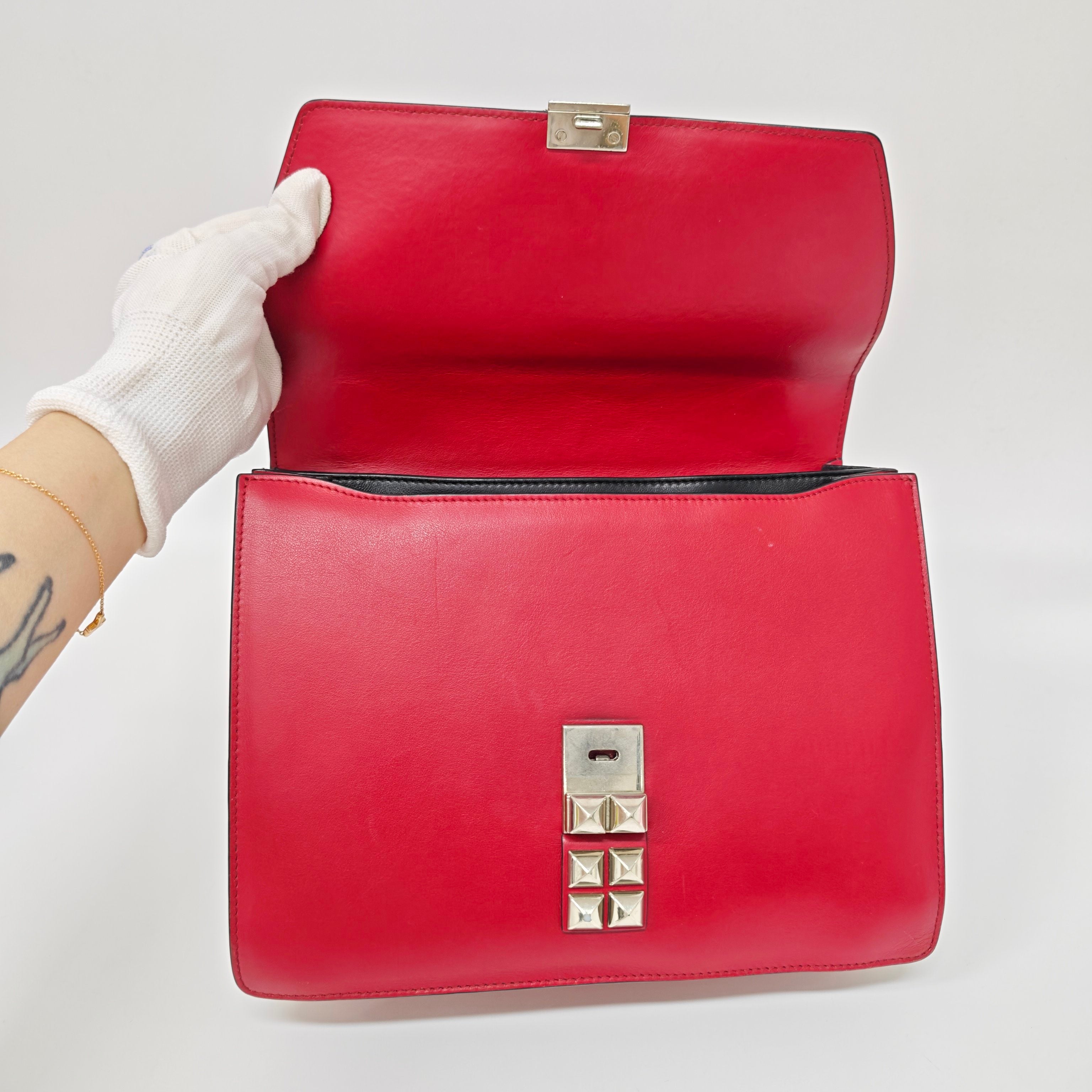 Prada Red Messenger Bag