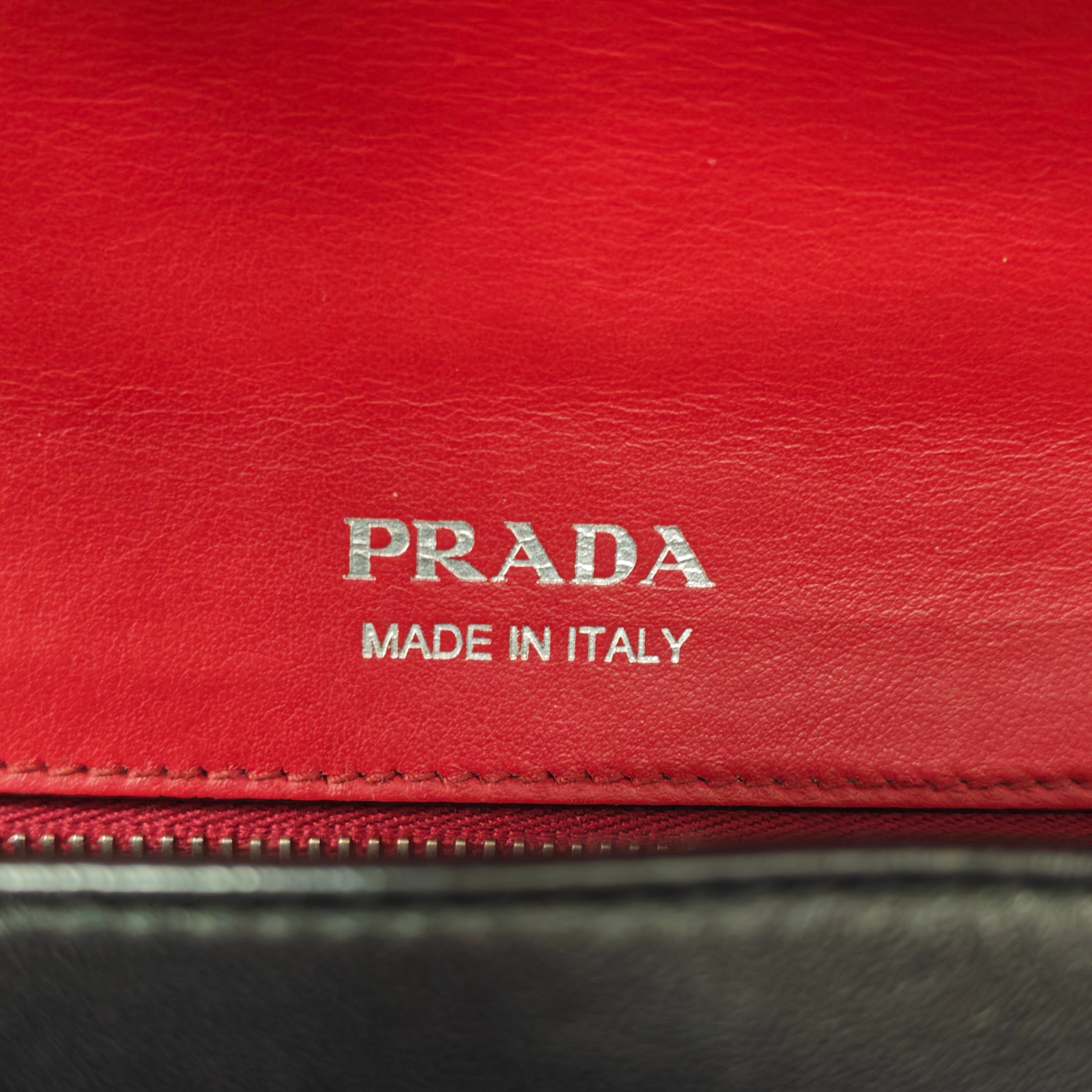 Prada Red Messenger Bag