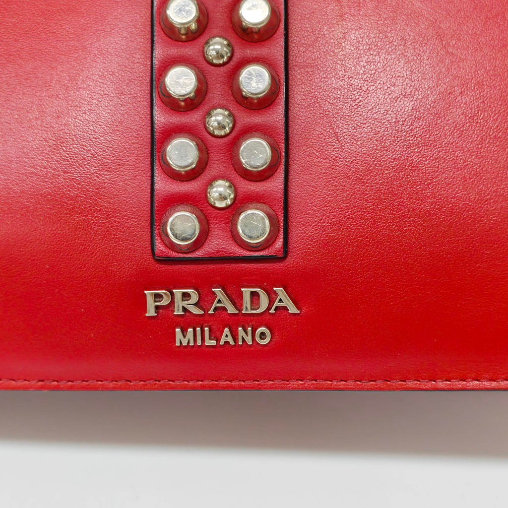 Prada Red Messenger Bag