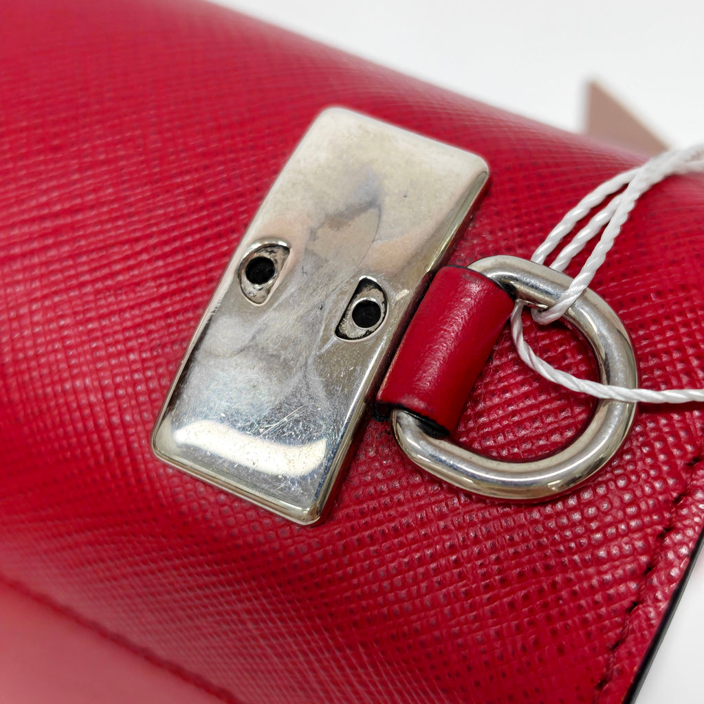 Prada Red Messenger Bag