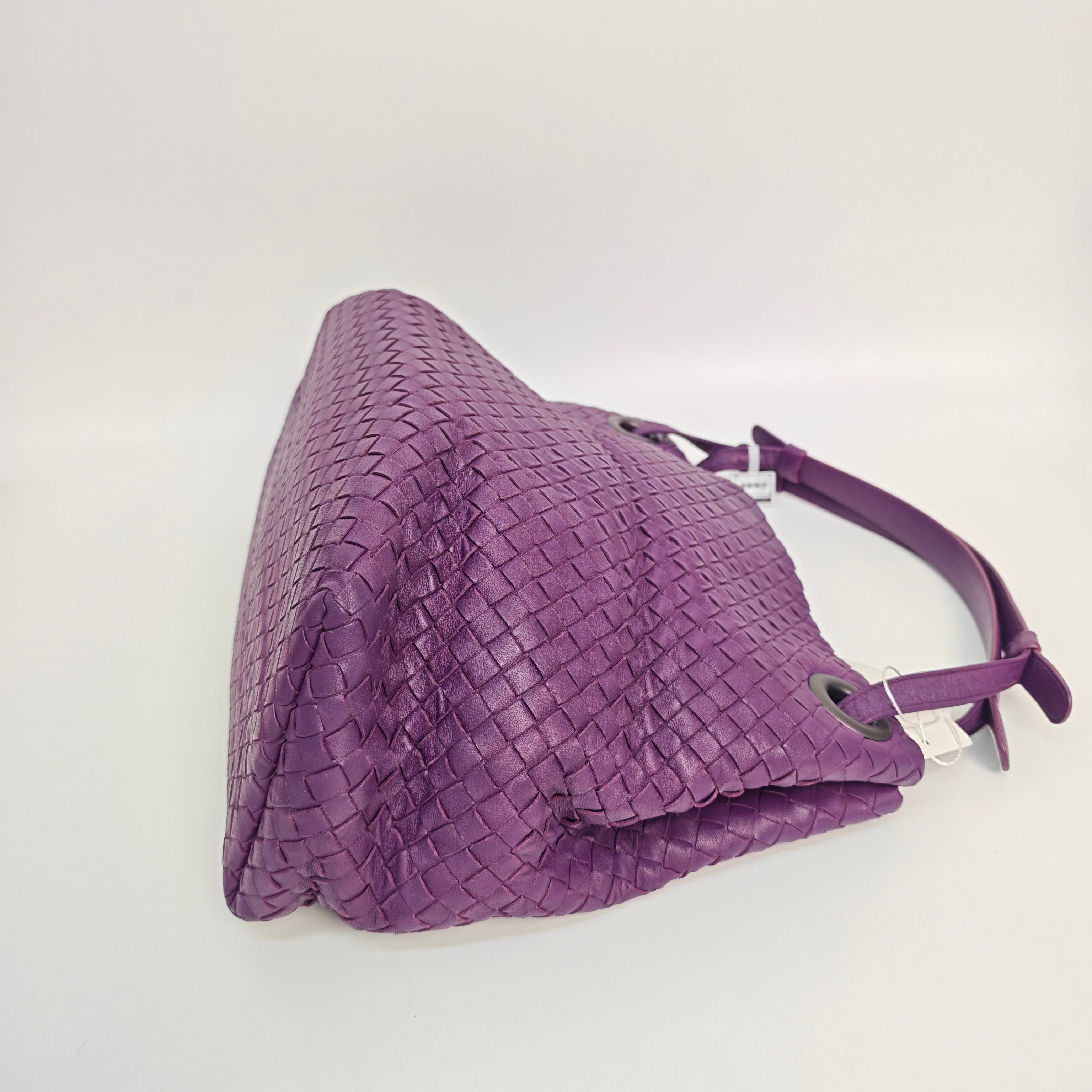 Bottega Veneta Purple Shoulder Bag