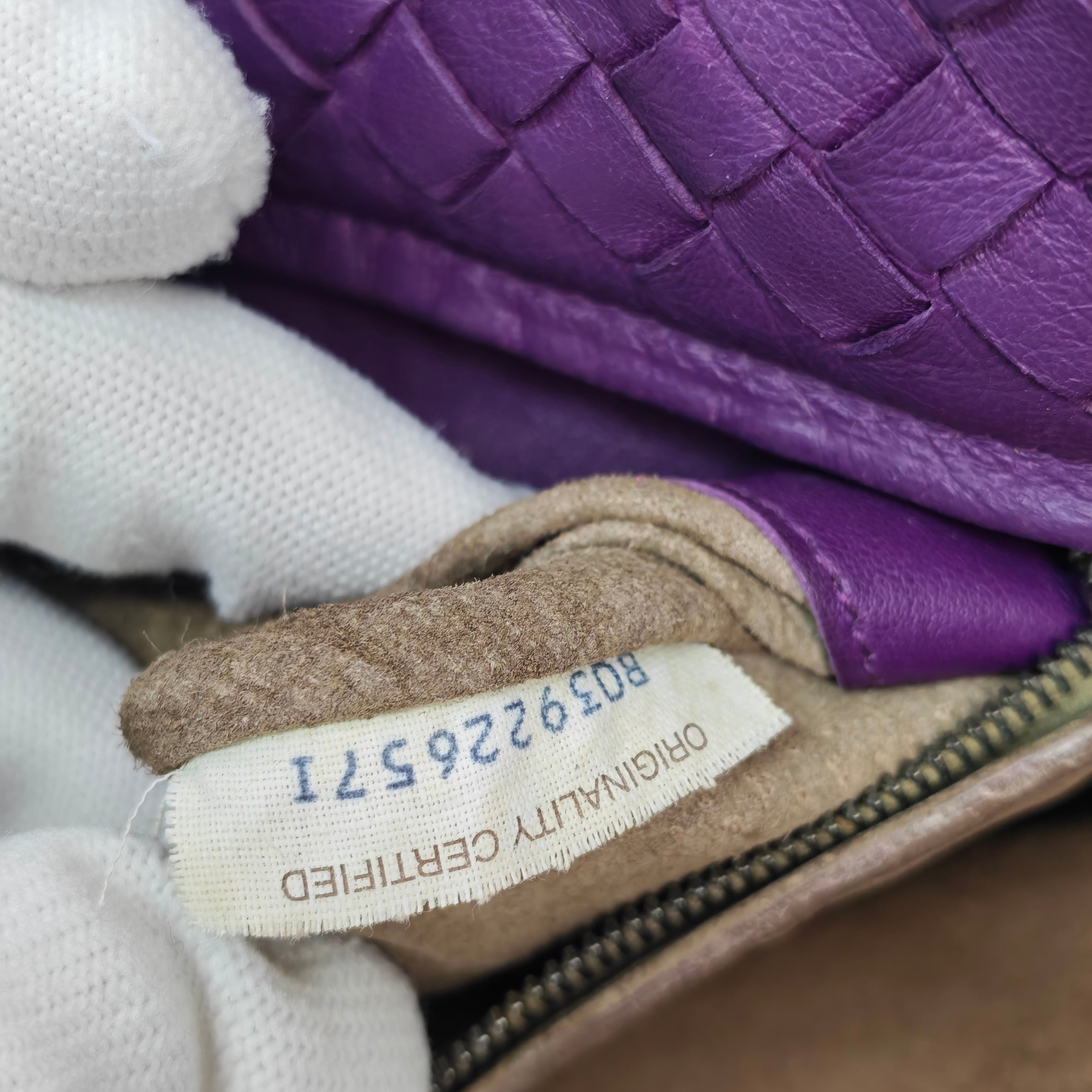 Bottega Veneta Purple Shoulder Bag