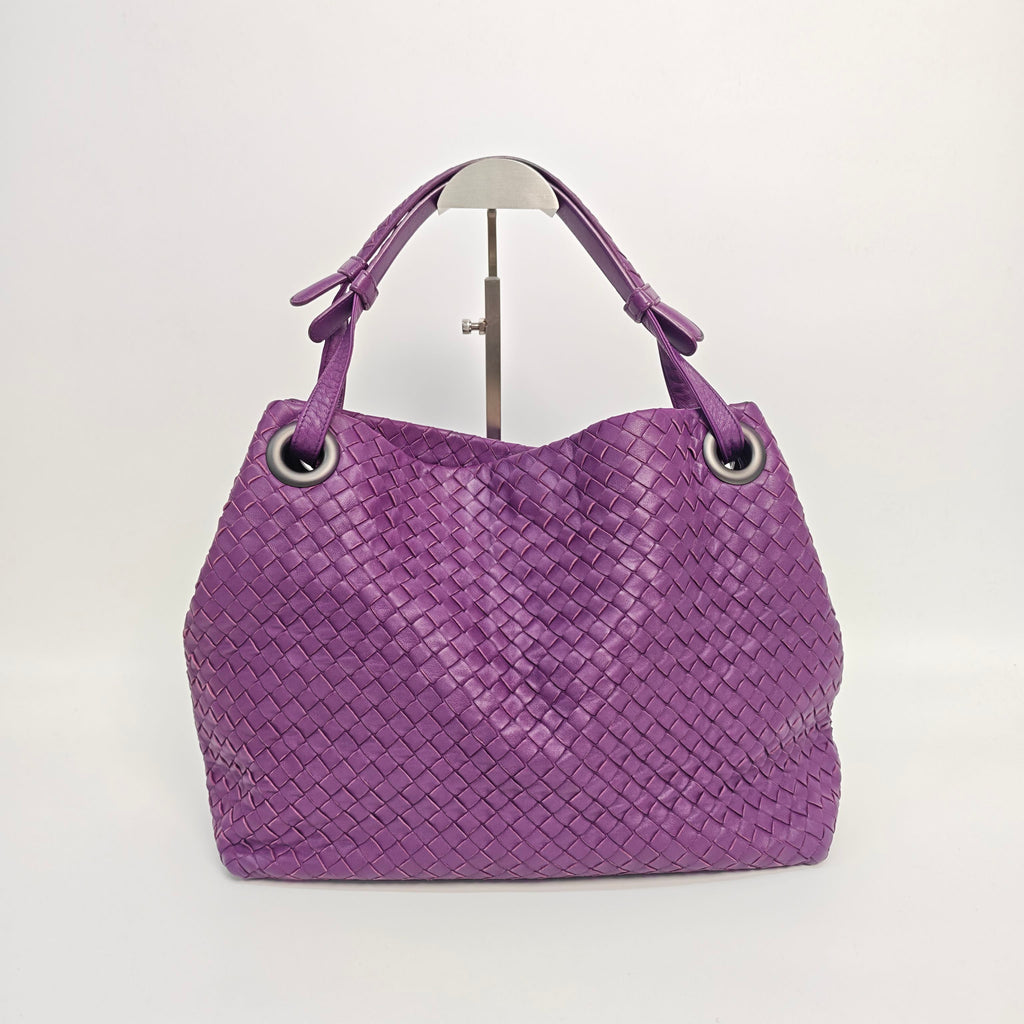 Bottega Veneta Purple Shoulder Bag