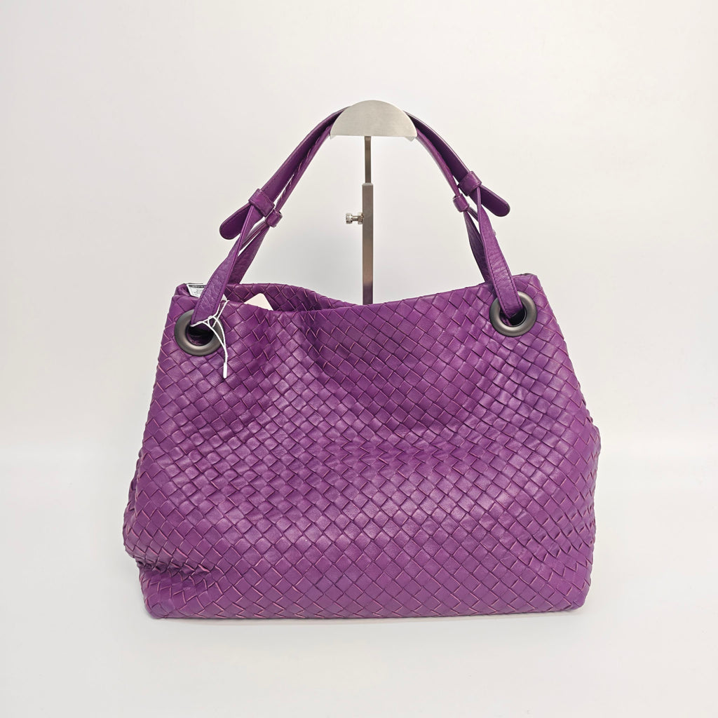 Bottega Veneta Purple Shoulder Bag