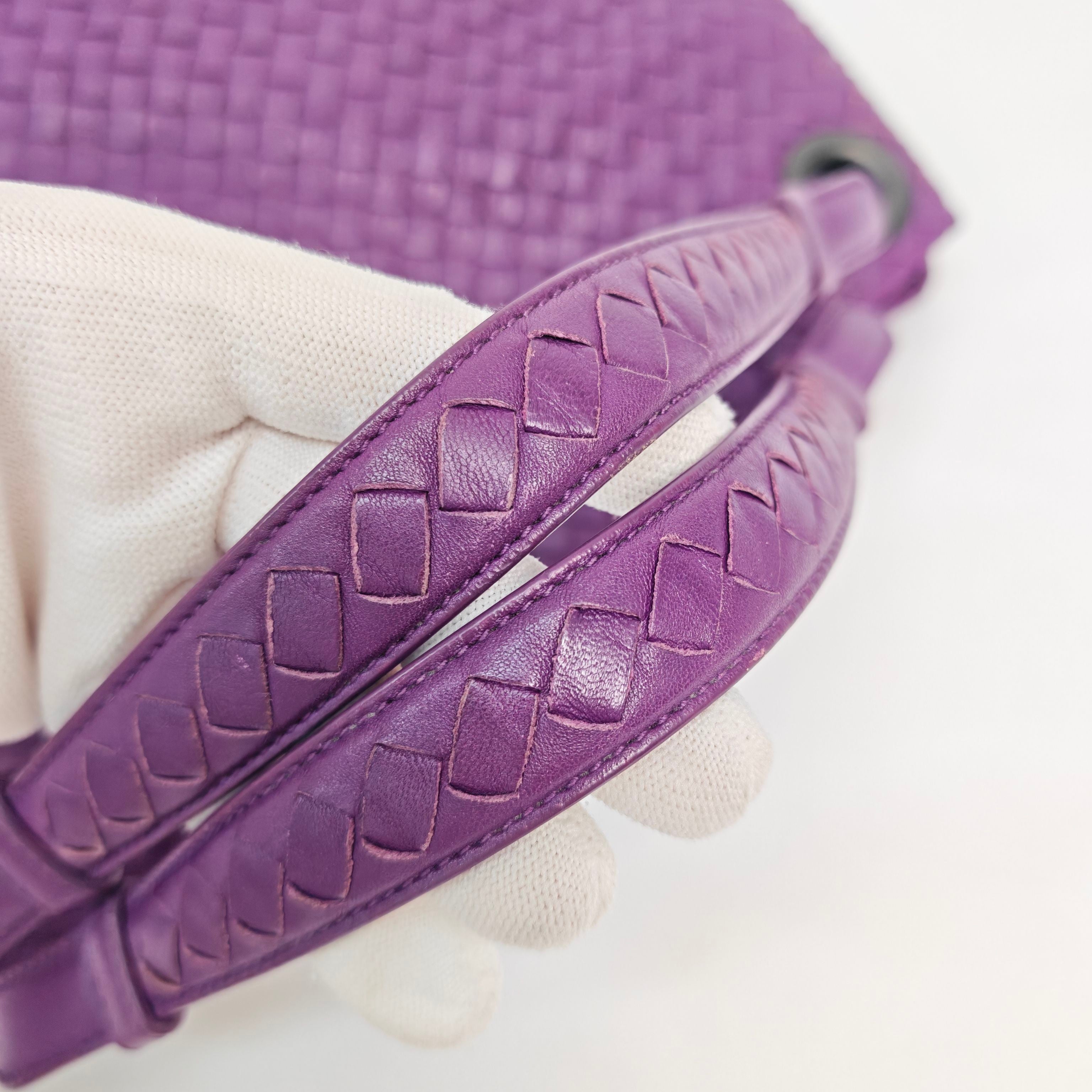 Bottega Veneta Purple Shoulder Bag