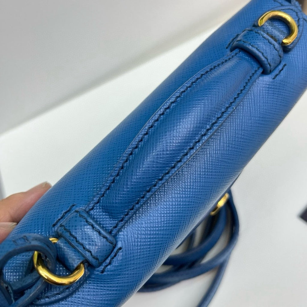Prada Blue Messenger Bag