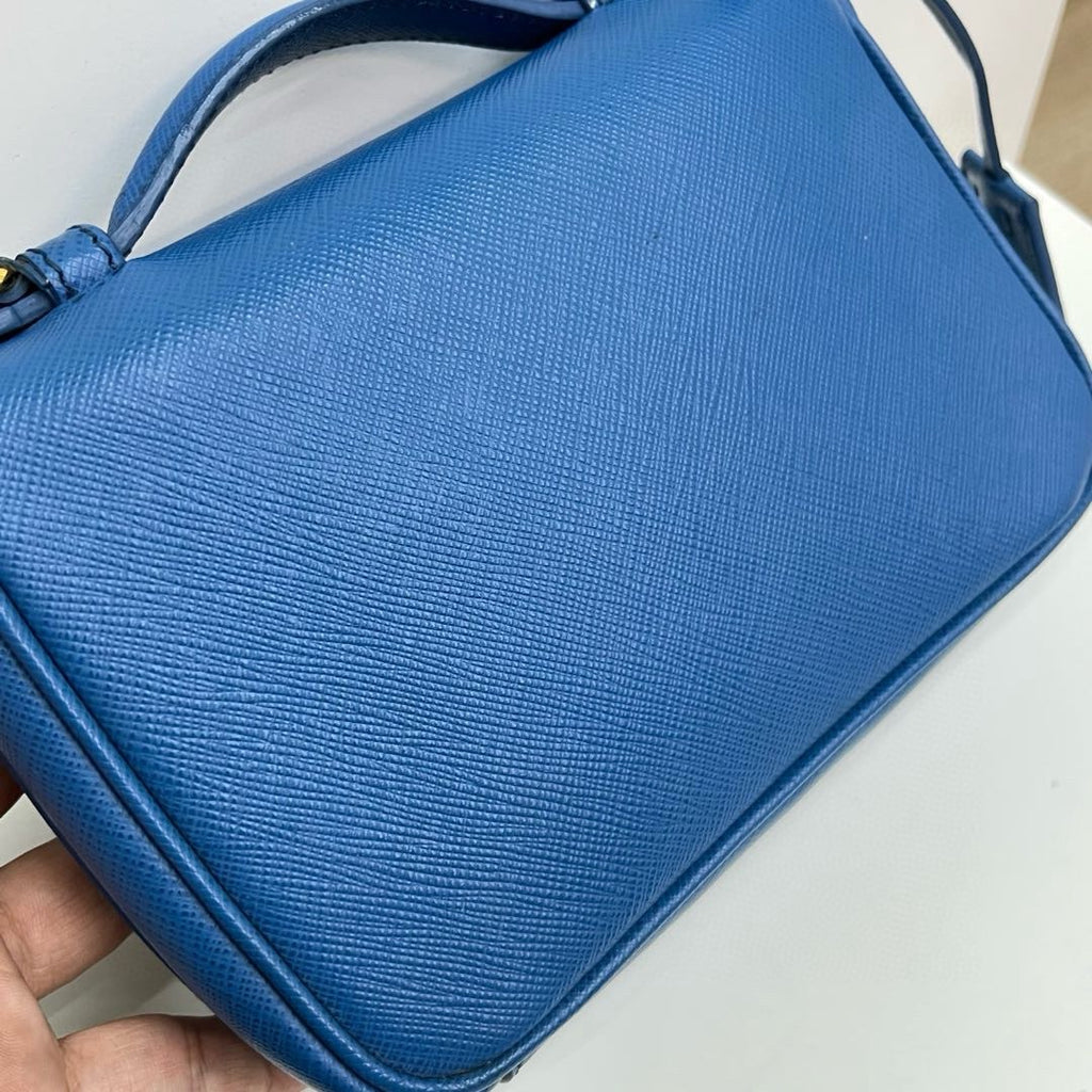 Prada Blue Messenger Bag