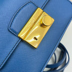 Prada Blue Messenger Bag