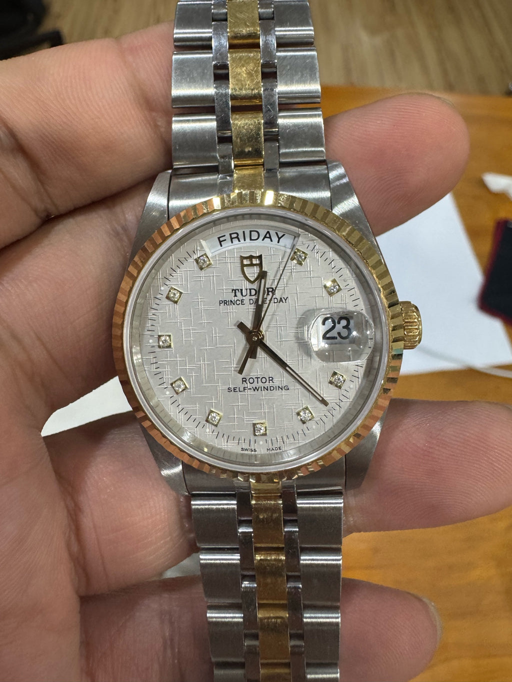 Tudor Prince Sunday Calendar Model 36 millimeters m76213-0008