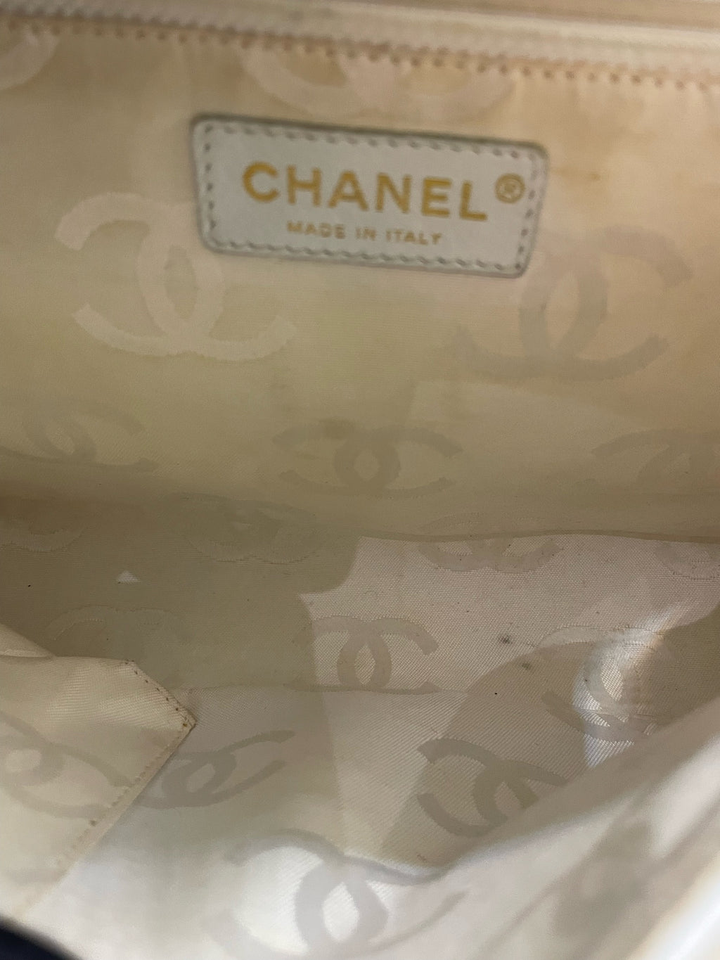 Chanel Linen White