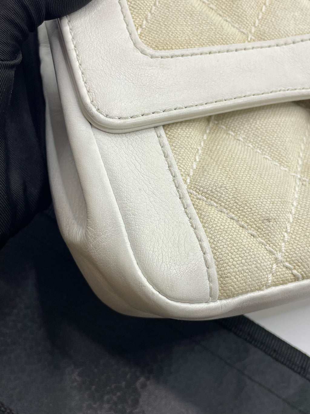 Chanel Linen White