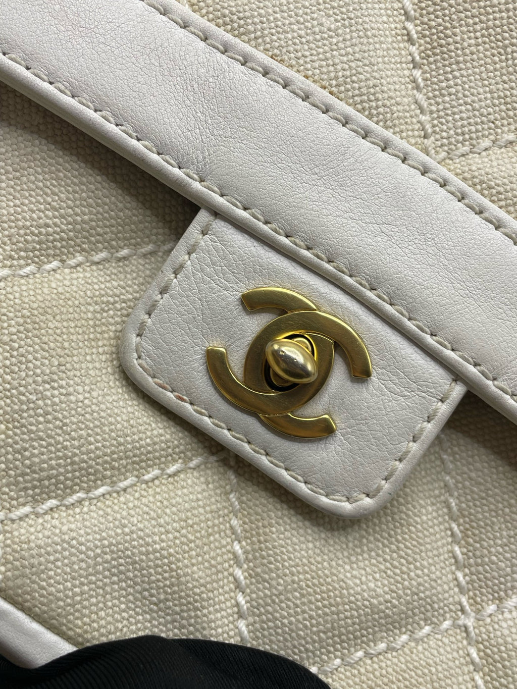 Chanel Linen White