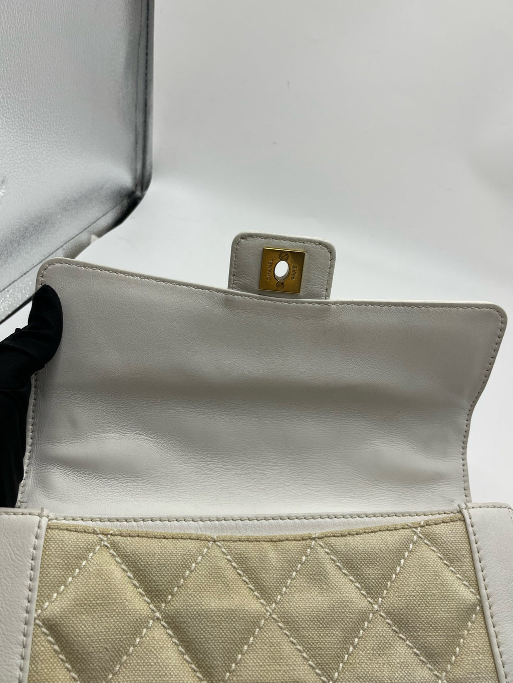 Chanel Linen White