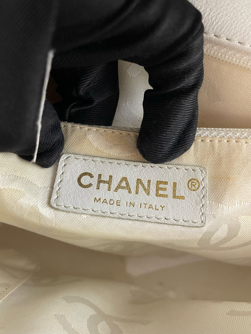 Chanel Linen White