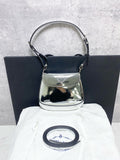 Prada Leather Silver Crossbody