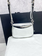 Prada Leather Silver Crossbody