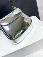 Prada Leather Silver Crossbody