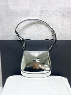 Prada Leather Silver Crossbody
