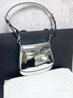 Prada Leather Silver Crossbody